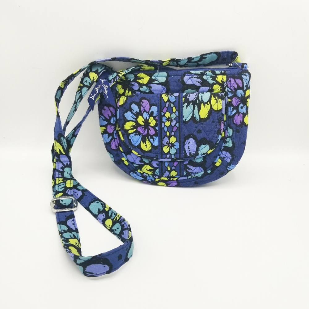 Vera Bradley Indigo Pop Small Lizzy Crossbody